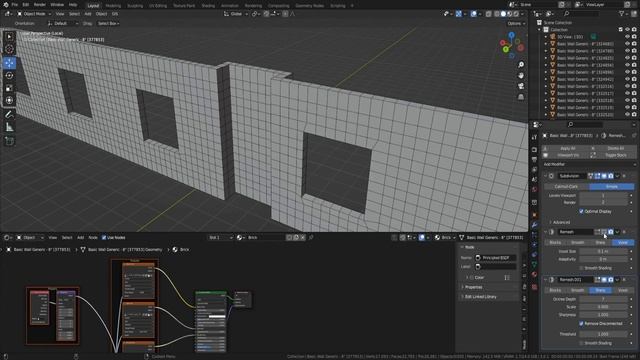 Cleaning up walls in blender (Solving your CAD Problems Series) смотреть онлайн