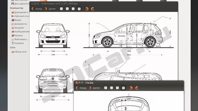 один способ нарезки чертежей в gimp (e)