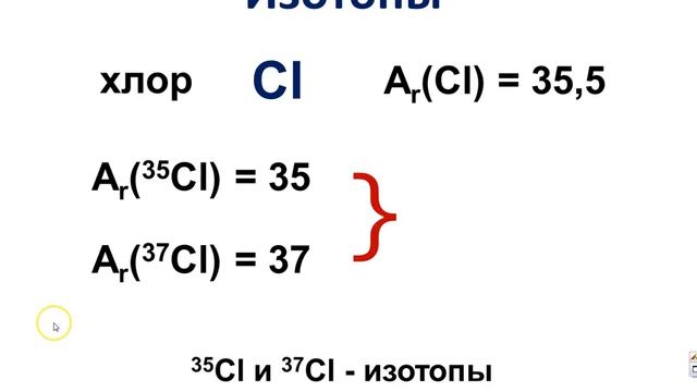Строение атома: изотопы смотреть онлайн