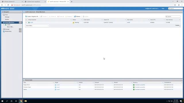 Резервное копирование и восстановление vCenter Server Appliance 6 смотреть онлайн