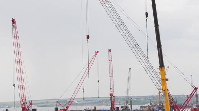 Надвижка моста через Волгу в Самарской области смотреть онлайн