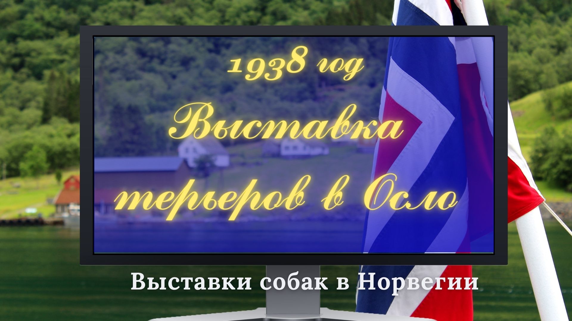 1938 Выставка терьеров в Осло (Норвегия) .