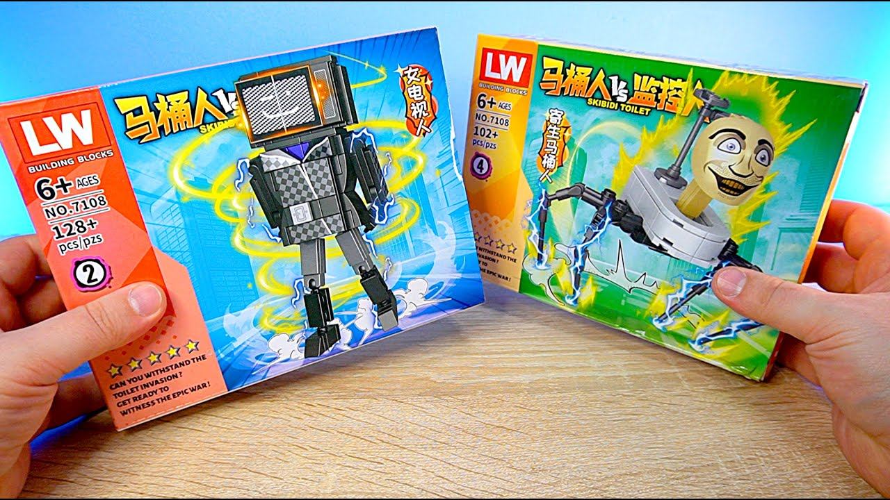 ТВ ВУМЕН И СКИБИДИ ПАРАЗИТ ИЗ ЛЕГО SKIBIDI TOILET LEGO смотреть онлайн