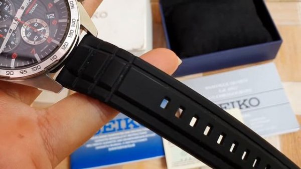 SOLD SEIKO SSB325P1 CHRONOGRAPH BLACK DIAL FULLSET MULUS LIKE NEW FOLLOW IG LakoneWatch