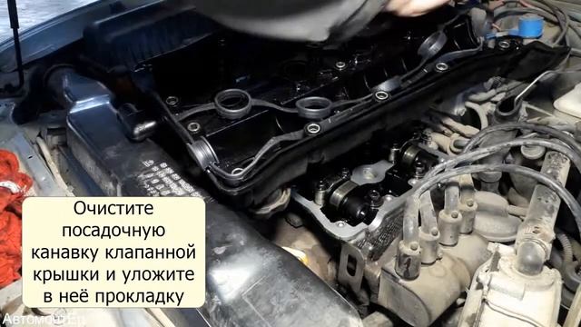 Тонкости замены прокладки клапанной крышки. смотреть онлайн