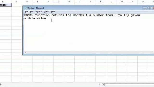 Excel MONTH Function - How to use MONTH Function смотреть онлайн