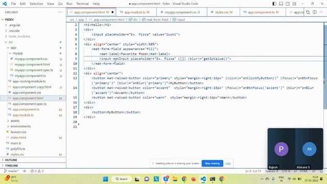 Angular Material - Input component, Mat-form-field component смотреть онлайн