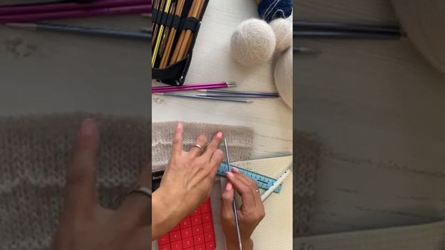 Петельная проба ∣∣ Как определить количество петель для вязания ∣∣ Расчет петель при вязании смотреть онлайн
