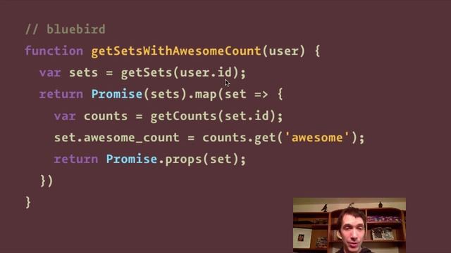 Nested Promises Using Bluebird смотреть онлайн