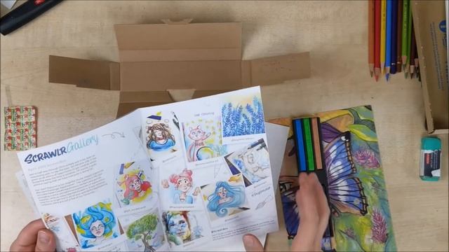 DERWENT Inktense Blocks ScrawlrBox Июнь 2020 смотреть онлайн