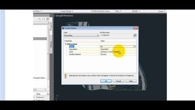 Pasting Surfaces - AutoCAD Civil 3D 2014 смотреть онлайн