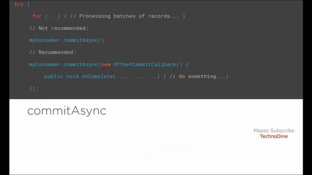 Commitsync and commitasync for manual offset management in kafka - manual offset kafka смотреть онлайн