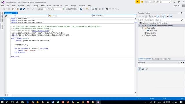 Tutorial 1 ASPNet Web Service and PHP - Create ASPNet Web Service asmx смотреть онлайн