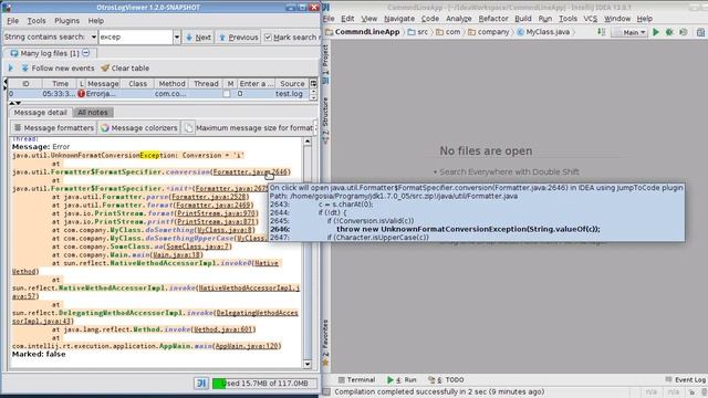 OtrosLogViewer integration with Intellij IDEA - teaser смотреть онлайн