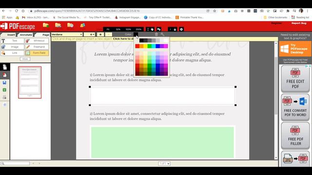 How To Create a Fillable PDF for FREE! | Create Multipage Workbooks & Forms смотреть онлайн