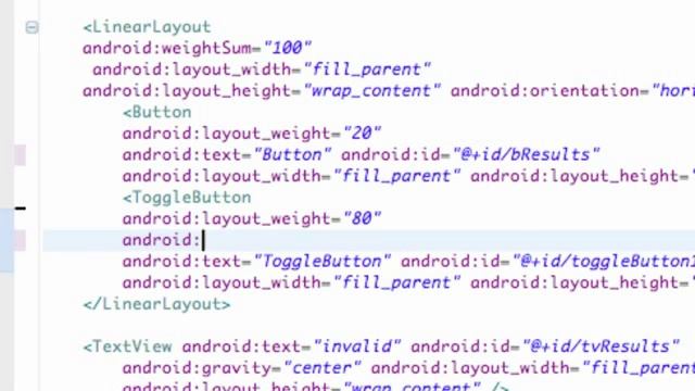 Android Application Development 24 XML Padding and Setting Toggle to On смотреть онлайн