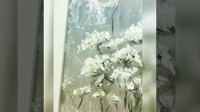 картина маслом! #интерьер #творчество #цветы #цветыизхолодногофарфора #хоббидлядуши #ручнаяработа смотреть онлайн