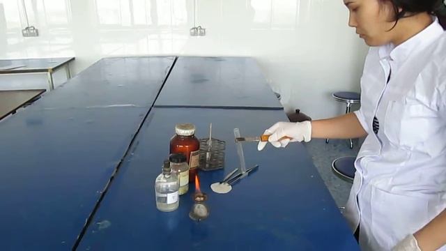 Качественное определение азота в мочевине Опыт №2 смотреть онлайн