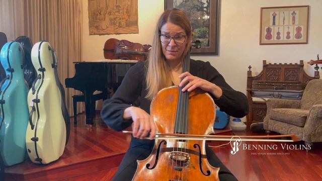 Fine 1800's Bohemian Cello Made by Unknown Maker For Sale смотреть онлайн