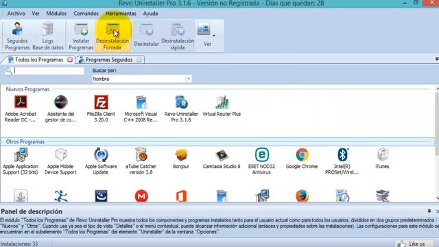 Eliminar registros de programas y des-instalarlos (PROGRAMAS DE PRUEBA) смотреть онлайн