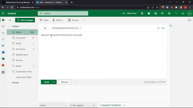How To Delete Your Bethesda Account - Send Request смотреть онлайн