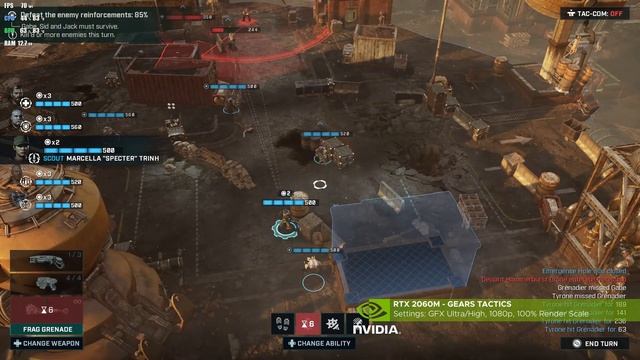 RTX 2060 Mobile Performance Test - Gears Tactics смотреть онлайн