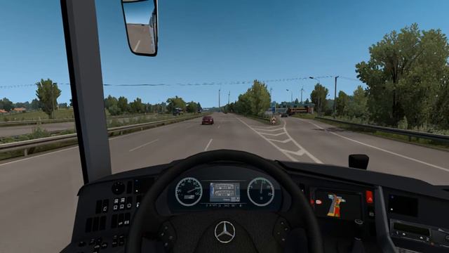 Euro Truck Simulator 2 - Mercedes Travego S смотреть онлайн