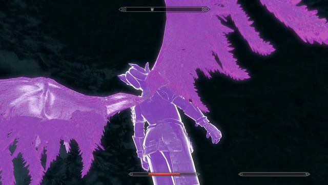 Skyrim Flying With Sasuke's Perfect Susanoo