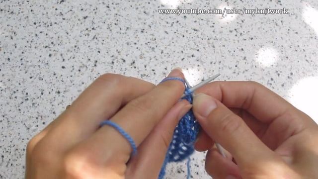 Прибавляем, убавляем и закрываем петли в Ажурной сетке. Вяжем узор "Ажурная сетка" спицами. смотреть онлайн