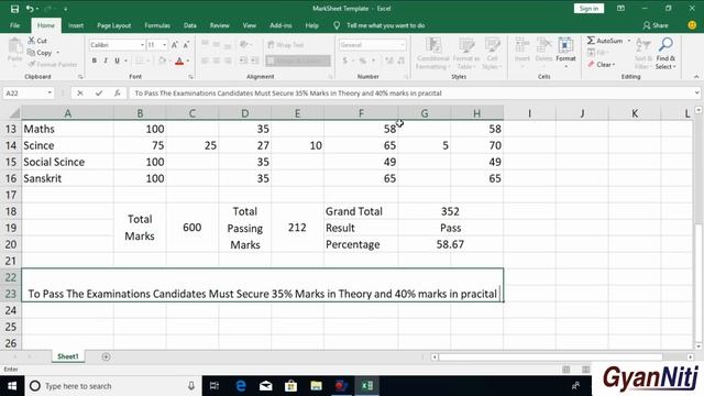 How To Make Mark Sheet in Excel | Report Card In Excel смотреть онлайн