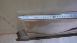 Установка двойной раздвижной двери.....Installation of a double sliding door.....