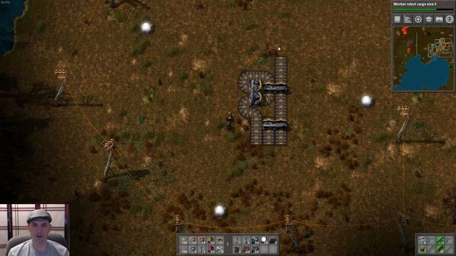 Factorio - 3 to 1 belt balancer смотреть онлайн