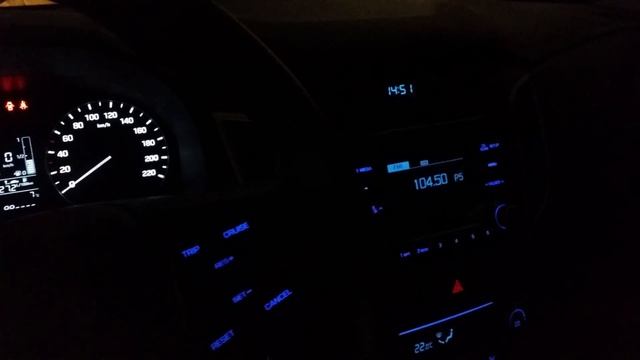 Регулировка яркости подсветки Hyundai Creta смотреть онлайн