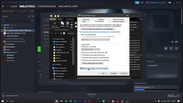 Como resolver o erro ´´FATAL ERROR`` na steam ao executar seu CS:GO смотреть онлайн