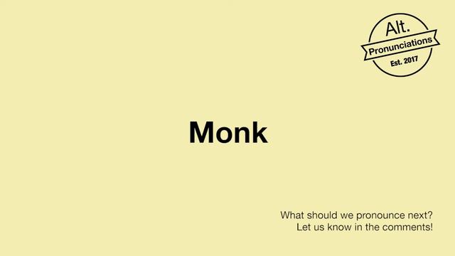 How to Pronounce Monk смотреть онлайн