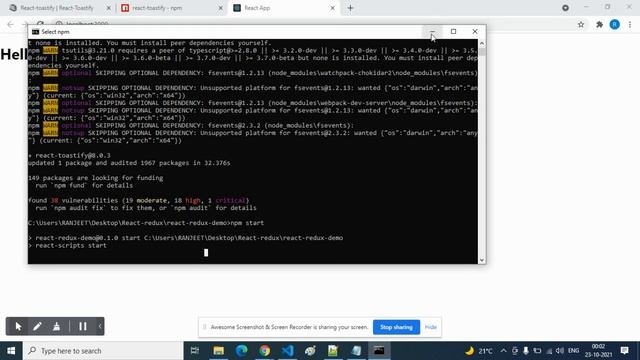 React Toastify | React Toast Notifications Tutorial in Hindi смотреть онлайн
