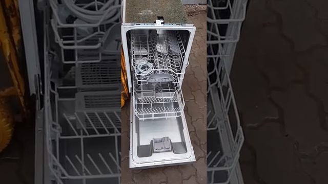 Посудомийна машина вмонтована 45 см вузька Бош Bosch SPI50E25EU б/у смотреть онлайн