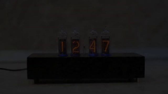 Ламповые часы ИН-14 гранит смотреть онлайн