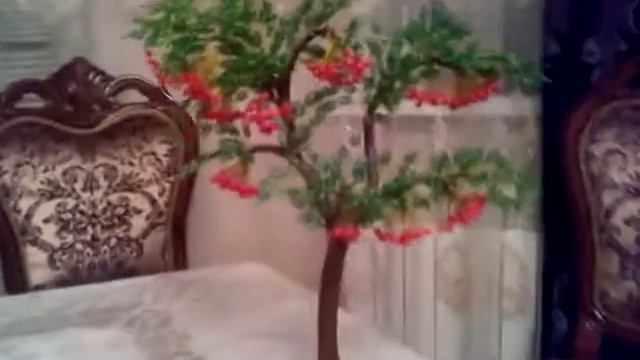 Рябина. Мое дерево из бисера. смотреть онлайн