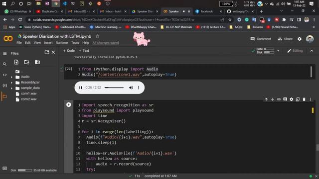 Speaker Diarization with LSTM & Spectral Clustering Algorithm смотреть онлайн