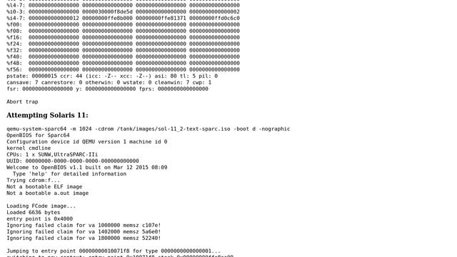 Unix & Linux: Booting Solaris 10 or 11 for Sparc in qemu-system-sparc64 (2 Solutions!!) смотреть онлайн