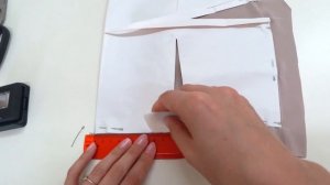 Мастер - класс как перевести деталь выкройки на вторую сторону  ткани. Пошив, урок, шитье