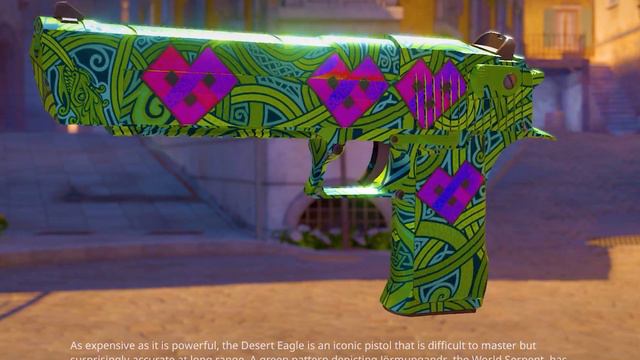 Desert Eagle Emerald Jörmungandr Sticker Combos - CS 2 смотреть онлайн