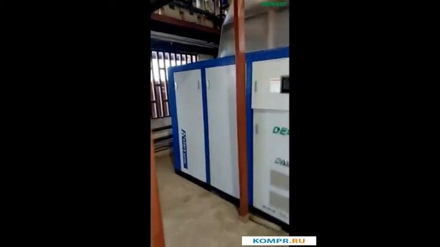 Винтовой воздушный компрессор DENAIR DAV-90 PMSM VSD 90 кВт для обработки пластмасс смотреть онлайн