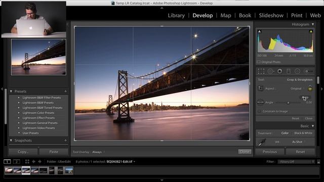 Let's talk Lightroom Part 10 - Straighten Your Horizons - Lightroom and Photoshop смотреть онлайн