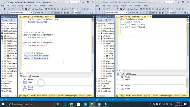 DEADLOCK INTERBLOQUEO SQL SERVER NESTOR SANCHEZ смотреть онлайн