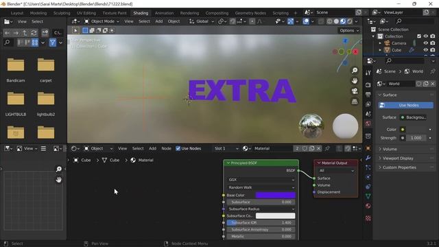 Bouncy Text Animation Using Geometry Nodes with Random Colors| Day 155 Blender Logs смотреть онлайн