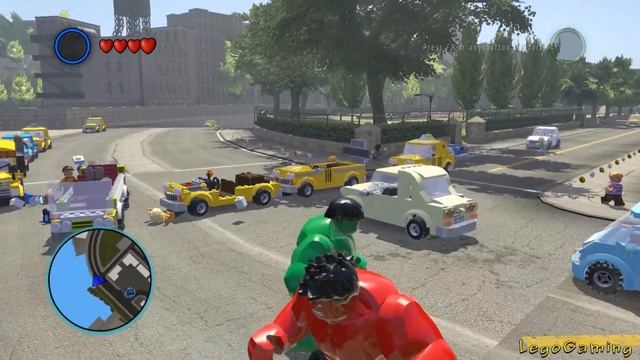 Hulk(Transformation)Vs Red Hulk Vs Yellow Hulk - LEGO MARVEL SUPER HEROES GAME смотреть онлайн