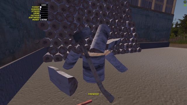 Как нарубить и загрузить дрова в My Summer Car смотреть онлайн