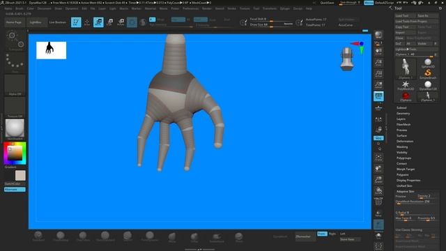 How To Sculpt Complex Characters In Zbrush: The HAND Only In 30 Minutes